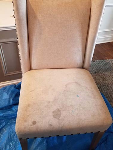 Upholstery Cleaning Before